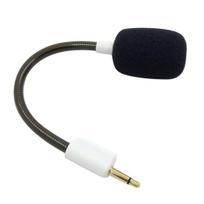 Žaidimų ausinių mikrofono keitimas BlackShark V2 V2Pro V2SE 3,5 MM Nuimamas Triukšmą slopinantis Belaidis ausinių strėlės mikrofonas su putplasčiu balta