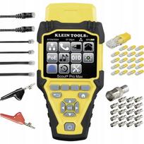 Klein Tools KLEIN TOOLS - VDV Scout® Pro Max testeris su imtuvu komplekte - 20x RJ45, 20x F-jungtis | VDV501-770 | 092644583957