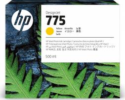 Rašalo kasetė HP 775 500 ML Yellow Ink | 1XB19A | 0194721410320