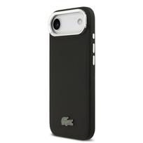 Lacoste Iconic Petit Pique Camera Stand MagSafe dėklas skirtas Apple iPhone Air juodos spalvos