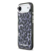 Karl Lagerfeld IML Leopard MagSafe dėklas skirtas Apple iPhone Air pilkos spalvos