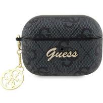 Guess GUAP2G4GSMK AirPods Pro 2 (2022/2023) dėklas juodos spalvos 4G Charm Collection