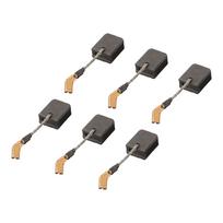 6.5mmx12mmx14mm Carbon Brushes 6Pcs For N421362/DWE4217/DWE4238