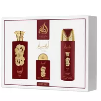 Moteriški kvepalai, Set Lattafa Ansaam Gold EDP 100ml + EDP 20ml + Deodorant 200ml