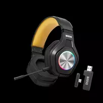 Ausinės su mikr. Marvo Pulz 80W HG9084W juodos  wireless