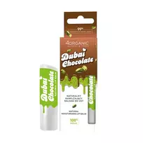 4ORGANIC_Natūralus drėkinamasis lūpų balzamas Dubai Chocolate 5g