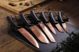 "berlinger haus" virtuvinių peilių rinkinys bh-2611 rose gold