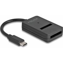 Stacja dokująca Delock - Schnittstellenadapter - M.2 - M.2 Card (PCIe NVMe & SATA) - USB-C 3.2 (Gen 2) - Schwarz | 64198 | 4043619641987