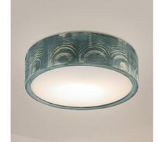 Brilagi - Lubinis šviestuvas PINO 1xE27/15W/230V pušis/žalia Ø 27,5 cm