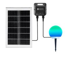 Aigostar-LED RGB dimeriuojama lauko lempa MESH 20W/3,7V 4000mAh 2700-6500K IP65 skersmuo 20 cm