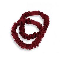 LAETI Silk Elastics Lili plaukų gumytė, spalva: Burgundy, 2 vnt.