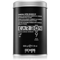 Echosline Karbon 9 Dust-Free Bleaching Powder with Charcoal plaukus šviesinantys milteliai, 500 g