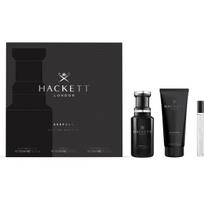 Hackett London Hackett Bespoke Giftset rinkinys vyrams (EDP, 100 ml + EDP, 10 ml + dušo želė, 100 ml)