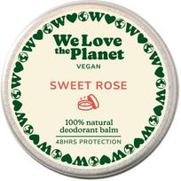 We Love The Planet Vegan Deodorant Balm Sweet Rose kreminis dezodorantas, 35 g