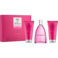 Instituto Espanol Spray Aire de Sevilla Star rinkinys moterims (EDT, 150 ml + dušo želė, 150 ml + kūno kremas, 150 ml)
