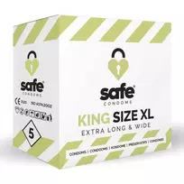 Safe XL Dydžio Prezervatyvai 5 vnt.
