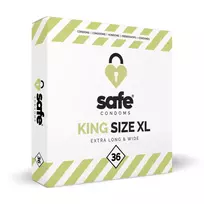 Safe King Size XL Prezervatyvai 36vnt