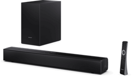 SHARP HT-SBW121 Soundbar with cable. Subwoofer black