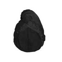 Ultra-Absorbent Sports Hair Wrap Sportinis plaukų turbanas Black