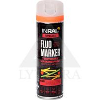 Aerozoliniai markiravimo dažai INRAL FLUOMARKER raudona 500 ml.