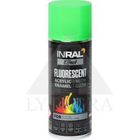 Aerozoliniai dekoratyviniai dažai INRAL FLUORESCENT žalia 400 ml.