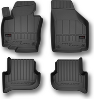 Kilimėliai FROGUM 3D ProLine Luxury Volkswagen Touran I 2003-2010 Juodi