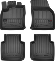 Kilimėliai Frogum 3D ProLine Luxury Seat Tarraco / Skoda Kodiaq Juodi