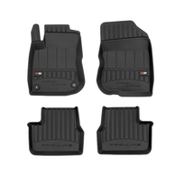 Kilimėliai Frogum 3D ProLine Luxury Peugeot 2008 I 2013-2019, 208 I 2012-2019 Juodi