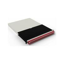Patchbox patchbox.one Kabeleinzugssystem 30RU/STP (1,8 m) mit 24 Kassetten, Patchkabel Cat. 6a, U/FTP, PoE, Kabel rot | PONE30STPRD | 4262427630772