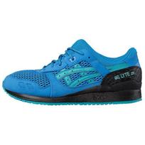 Asics Gel-Lyte 3 žemi bėgimo bateliai Unisex sportbačiai Mėlyni Juodi H7L1L-4083 41.5
