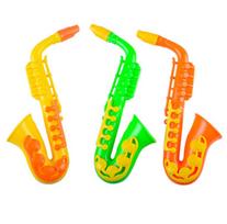 21 cm vaikiškas plastikinis mokomasis muzikos saksofonas instrumentas kūdikiams ir vaikams ankstyvojo ugdymo žaislai koncertui, vakarėliui, gerbėjų palaikymo rekvizitai
