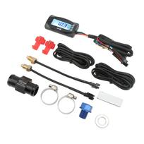 4 viename Vandens Aliejaus Temperatūros Laiko Įtampos Matuoklis LCD Skaitmeninis Ekranas DC12V Universalus Motociklui