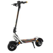 Elektrinis paspirtukas Sulankstomas Kukirin 10  800W Variklis 48V 13AH Maksimalus nuvažiuojamas atstumas 45Km Apkrova 120Kg Baltas 48V 13AH juoda/balta