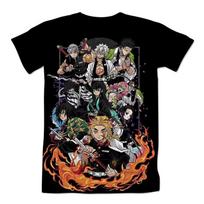 Demon Slayer Peripheral T-shirt Short-sleeved Summer 9pillar Inferno Akishuro Yoshitomo and Butterfly Ninja Honey Glass Clothing S