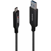Kabel USB Lindy USB-A - USB-C 50 m Black (43397) | 43397 | 4002888433976