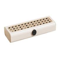 Cable Organizer Box Desktop Cable Management Box with Lid Cable Storage Box with Removable Dividers for Multiple Cables Remote Control Charger balta