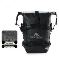 Neperšlampama daugiafunkcinė šoninė motociklo krepšio ir kuprinės rinkinys 8L (IPX-7 Waterproof) juoda