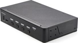 STARTECH.COM 4 Port HDMI KVM- - 4K 60Hz Ultra HD HDR - HDMI 2.0 KVM Umschalter - HDCP 2.2 EDID Audio | SV431HU34K6 | 0065030882019