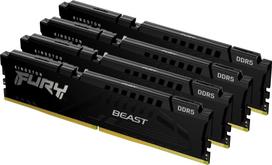 Kingston Fury Beast, DDR5, 64GB, 5600MHz, CL40 (KF556C40BBK4-64) | KF556C40BBK4-64 | 0740617335224