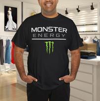 Nauji Monster Energy Gėrimo Marškinėliai XL black