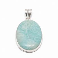 Amazonite Pendant, 925 Solid Sterling Silver, Handmade Women Pendant, Minimalist Necklace Pendant sidabras