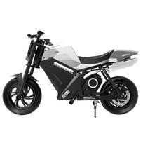 OVIVO ADV250 - Elektrinis motociklas vaikams - 21,6 V 4 Ah - Didžiausias nuotolis 14 km - 12,5 colio - Sidabrinis