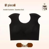 Originalus vientisas push-up liemenėlė: Patogus, kvėpuojantis, didelio elastingumo atraminis XL (120-135 lbs) juoda