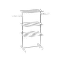 Mobilus džiovykla HOMCOM Sulankstoma triguba džiovykla su ratukais, 80-142 x 55 x 152 cm