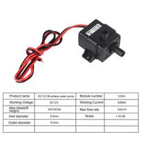 USB Siurbimas 120L/H DC12V Vandens Cirkuliacija Šepečio Neturinti Maža Vandens Siurblys Sodui Tvenkiniui Žuvų Bakui Mini Panardinama Siurblys Mikro 5V AD20P-1230C