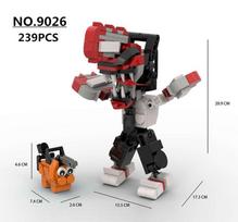 239pcs/set Creative Anime Figures Chainsaw Man Building Blocks MOC Model DIY Assembled Bricks Toys For Children Christams Gifts