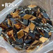 100g Stiklinės veidrodinės mozaikinės plytelės Didmeninė prekyba Deimanto formos „Pasidaryk pats“ amatas Rankų darbo aksesuaras Namų sienų meno kūrinys Dekoravimo reikmenys arte 100g