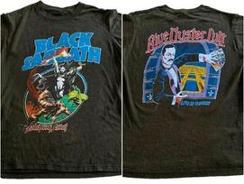 Black Sabbath In Concert 1978 2 side short sleeve T shirt classic Tee Men's T-Shirt Short Sleeve T-Shirt Tee Men Women Summer S