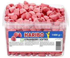 Haribo Strawberry Softies irtomakeinen, 1.4 kg (10020333)