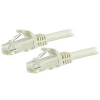 StarTech.com 1.5m CAT6 Ethernet Cable - White CAT 6 Gigabit Ethernet Wire - 250MHz 100W PoE RJ45 UTP Network/Patch Cord, Snagless with Strain Relief, Individually Tested